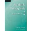Academic Writing Skills 3. Teacher's Manual