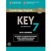 Cambridge English Key 7 Student's Book Pack (Student's Book with Answers and Audio CD): Authentic Examination Papers from Cambridge English Language Assessment (+ Audio CD)