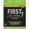 Cambridge English First for Schools 1 for Revised Exam from 2015 Student's Book Pack (+ Audio CD)