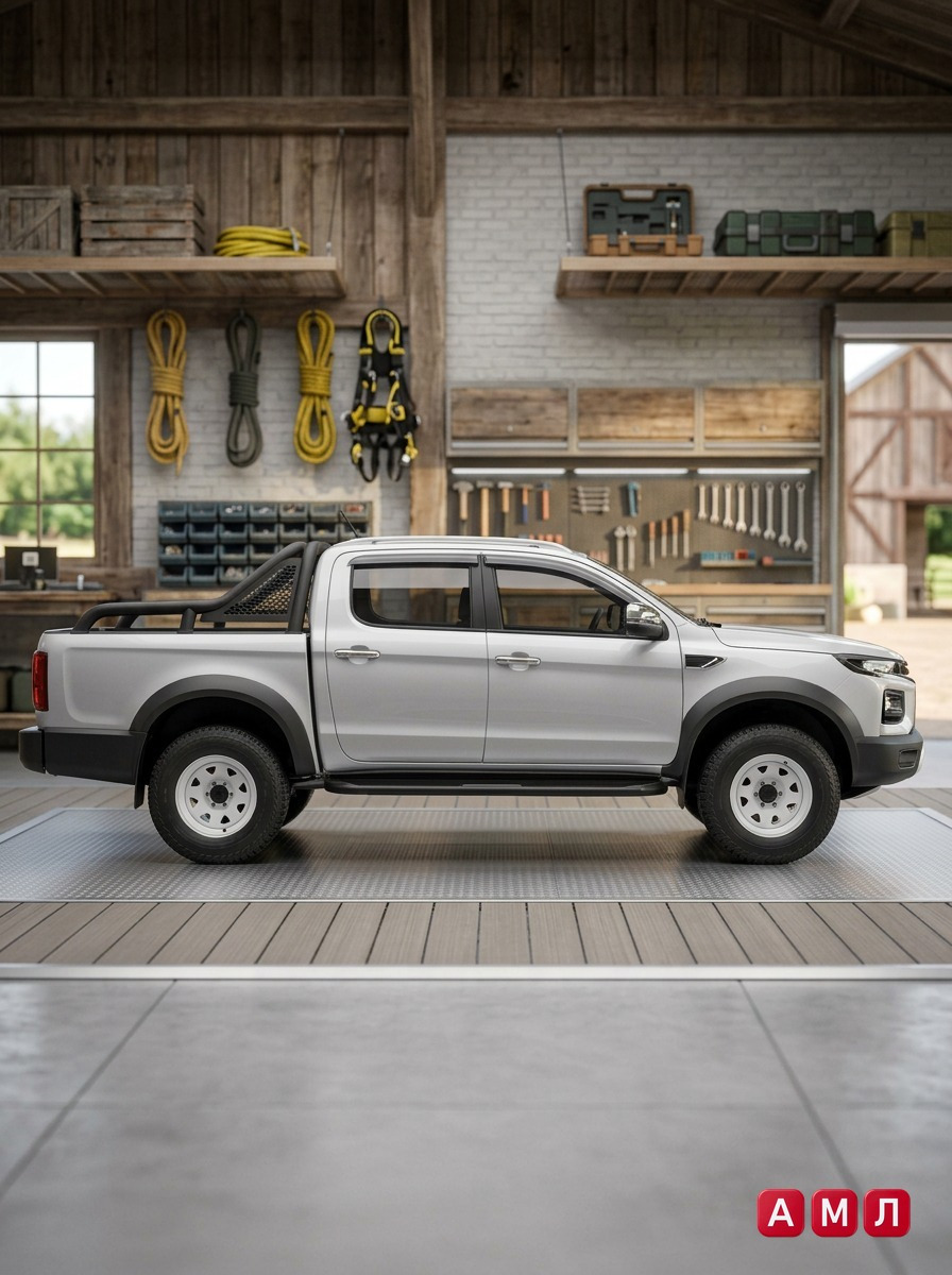 Проект чертеж Кузов JAC T9 в масштабе 1/10 Джак Т9 пикап из пластика для радиоуправляемых моделей р/у