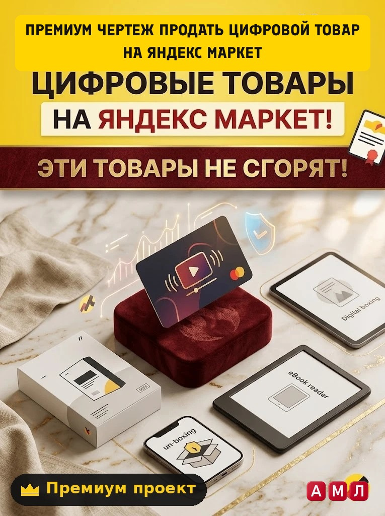 Как продавать цифровые товары на Яндекс Маркете, пошаговое руководство