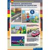 Комплект таблиц. ОБЖ. Безопасность на улицах и дорогах. 12 таблиц + методика
