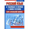 Русский язык в таблицах и схемах с мини-тестами. Курс начальной школы
