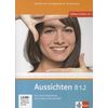 Aussichten B1/2. Kurs- und Arbeitsbuch +2 Audio-CDs (+ DVD)