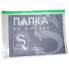 Папка на молнии прозрачная, без кармана, ассорти