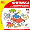 CD-ROM. 1С:Школа. Физика. Коллекция наглядных материалов. 7–11 классы