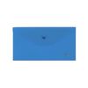 Папка-конверт на кнопке, 180 мкм, синяя