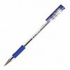 Ручка шариковая, резиновый грип, 1 мм, синяя