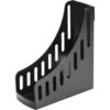 Вертикальный накопитель, пластиковый, черный, ширина 100 мм (4 штуки)