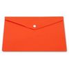 Конверт на кнопке, A5, 0,18 мм, оранжевый