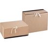 Короб архивный, гофрокартон, бурый, 380х283х170 мм