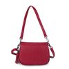Женская сумка из экокожи, цвет красный (арт. D-404/1)