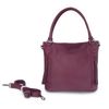 Женская сумка из экокожи, цвет винный (арт. D-414/3)