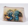 Косметичка из холста, малая, с нанесенным рисунком 