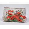 Косметичка из холста, малая, с нанесенным рисунком 